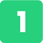 number 1 square