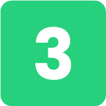 number 3 square