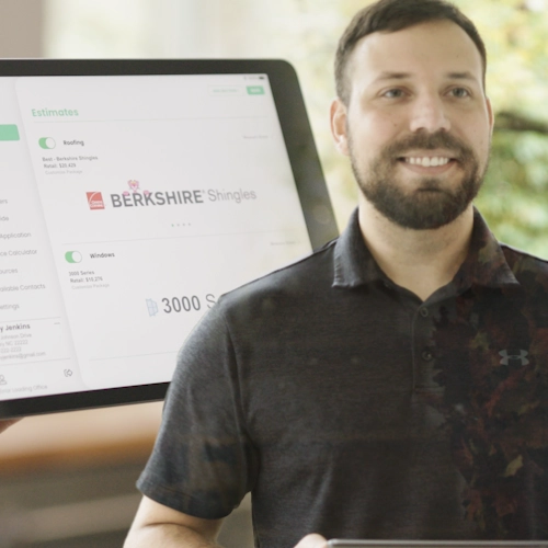 Roofing sales training is easier when you use sales software.