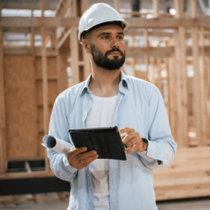 Contractor management system on a job site