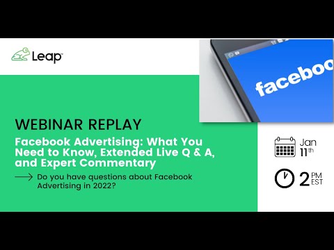 Facebook Advertising – What you need to know for 2022