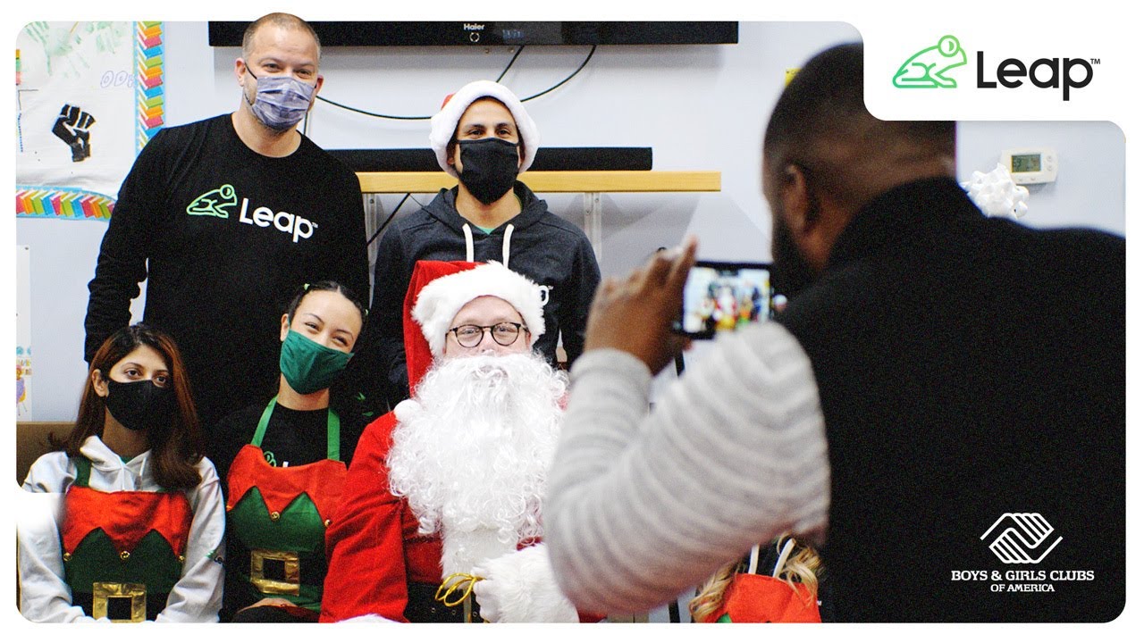 Leap and the Boys and Girls Club of Baltimore  | Tech for Tots Christmas 2021