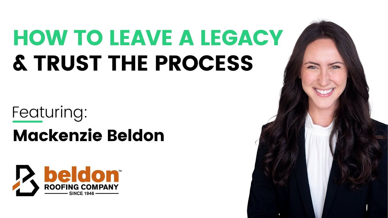 How to leave a legacy and trust the process