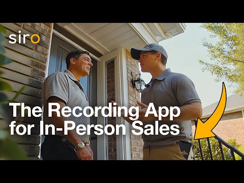 The Recording App for In-Person Sales