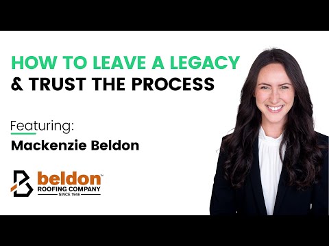 How to leave a legacy and trust the process