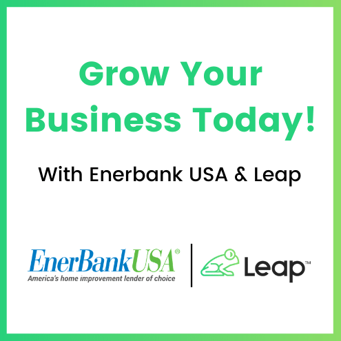 [Webinar] Grow Your Business Today with EnerBank USA and Leap