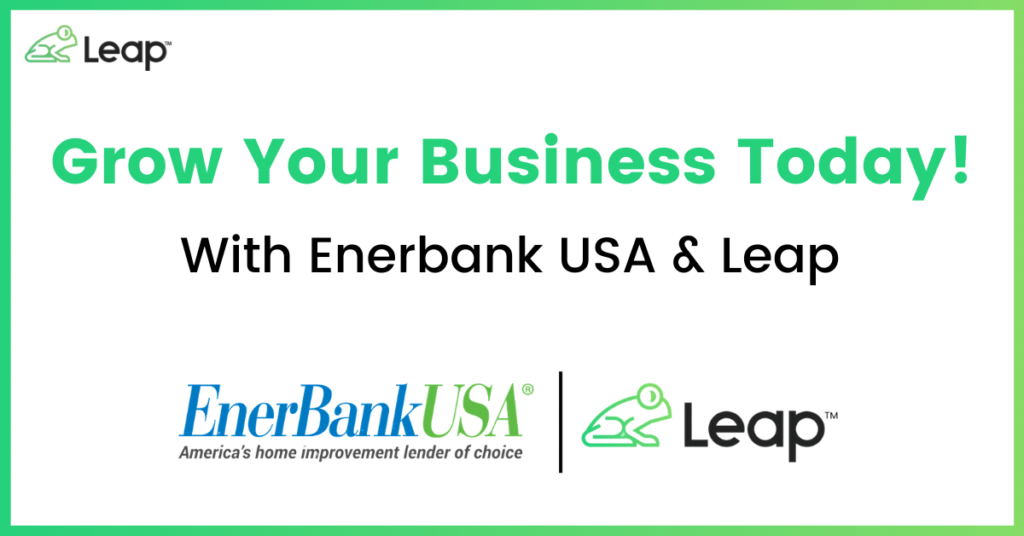 Leap Enerbank USA Leap Social Image LEAP 1 Sales Platform For 