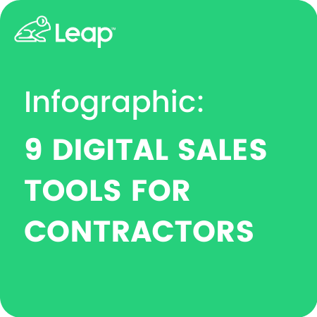 9 Digital Sales Tools for Contractors [Infographic]