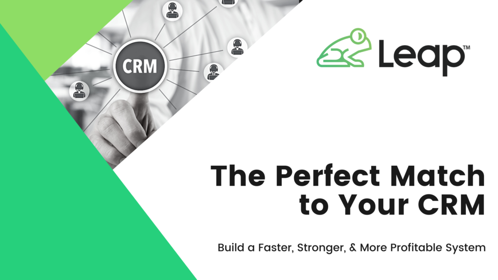 The perfect match to your crm