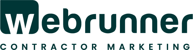 webrunner contractor marketing logo