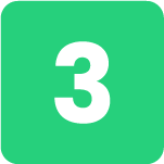 number 3 square