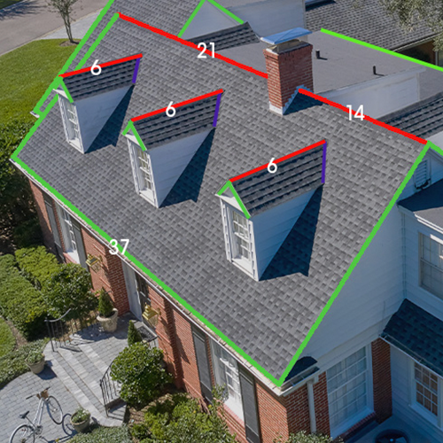 gaf quickmeasure 3d house and measurement render