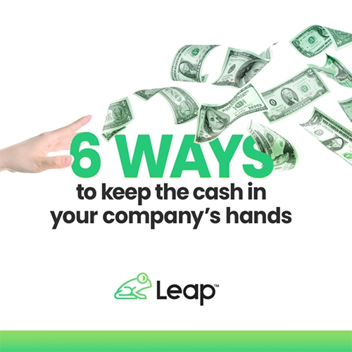 keep cash in company's hand