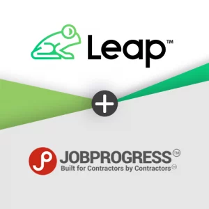Leap and JobProgress logo