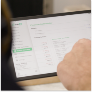 roofing software built-in financing