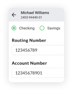 Add bank account in Leap