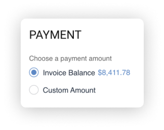 Payment Invoice Amount