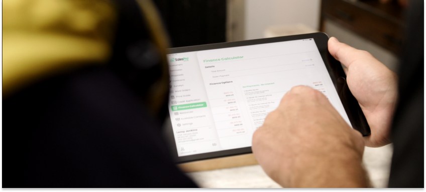 Learning how to offer financing as a contractor with software