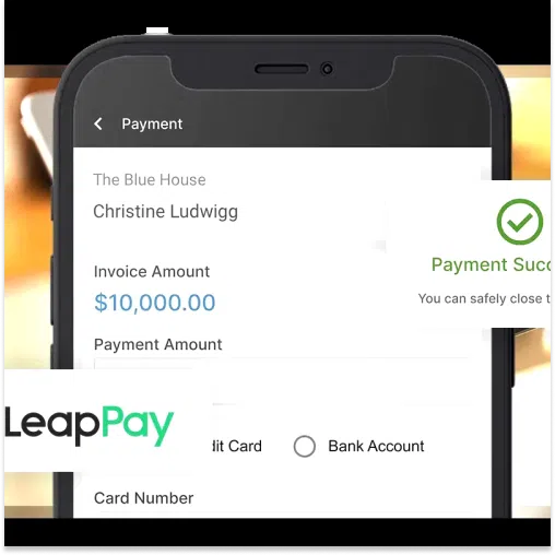 Payment processing made easier on Leap SalesPro