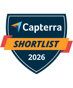 Capterra Shortlist 2026 Badge