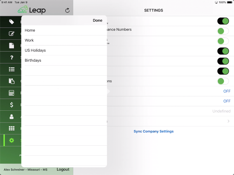 Responsive screenshot