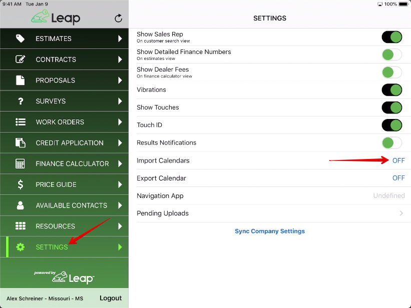 Responsive screenshot