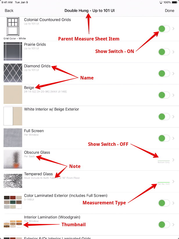 Responsive screenshot